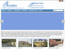 Tablet Screenshot of karahaninsaat.net